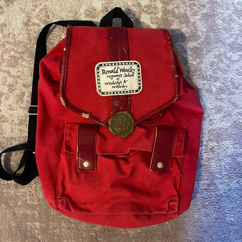 Rare Vintage Ronald Weasley slouch backpack